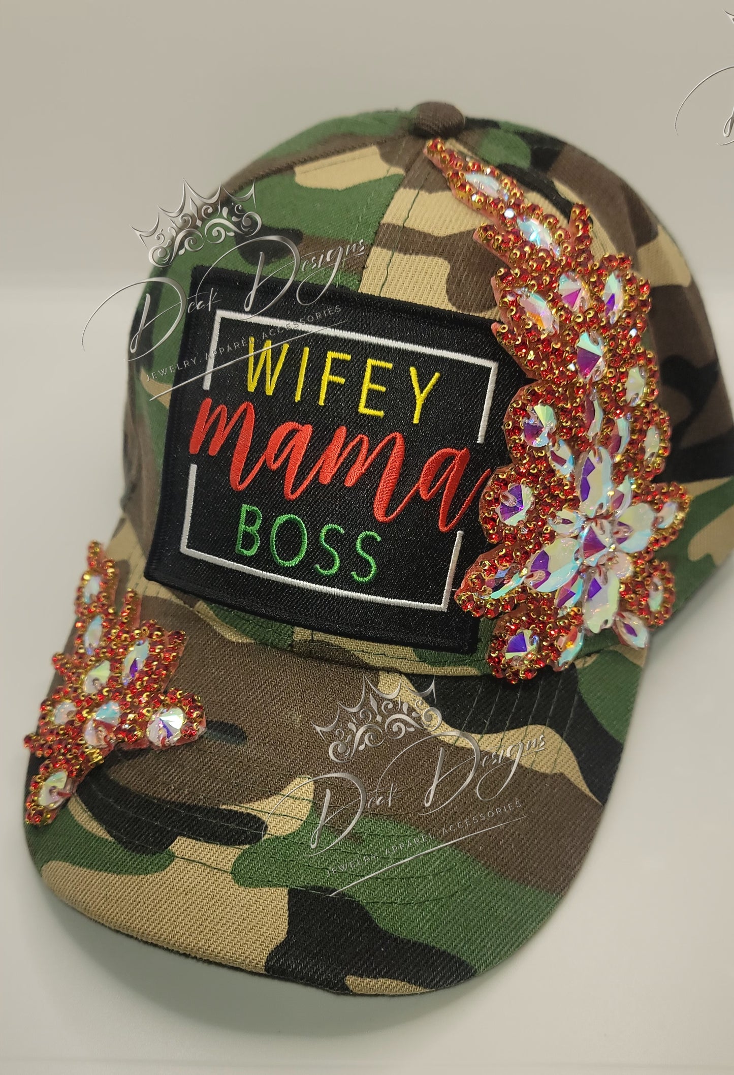 Wifey.Mama.Boss Cap (Black patch)