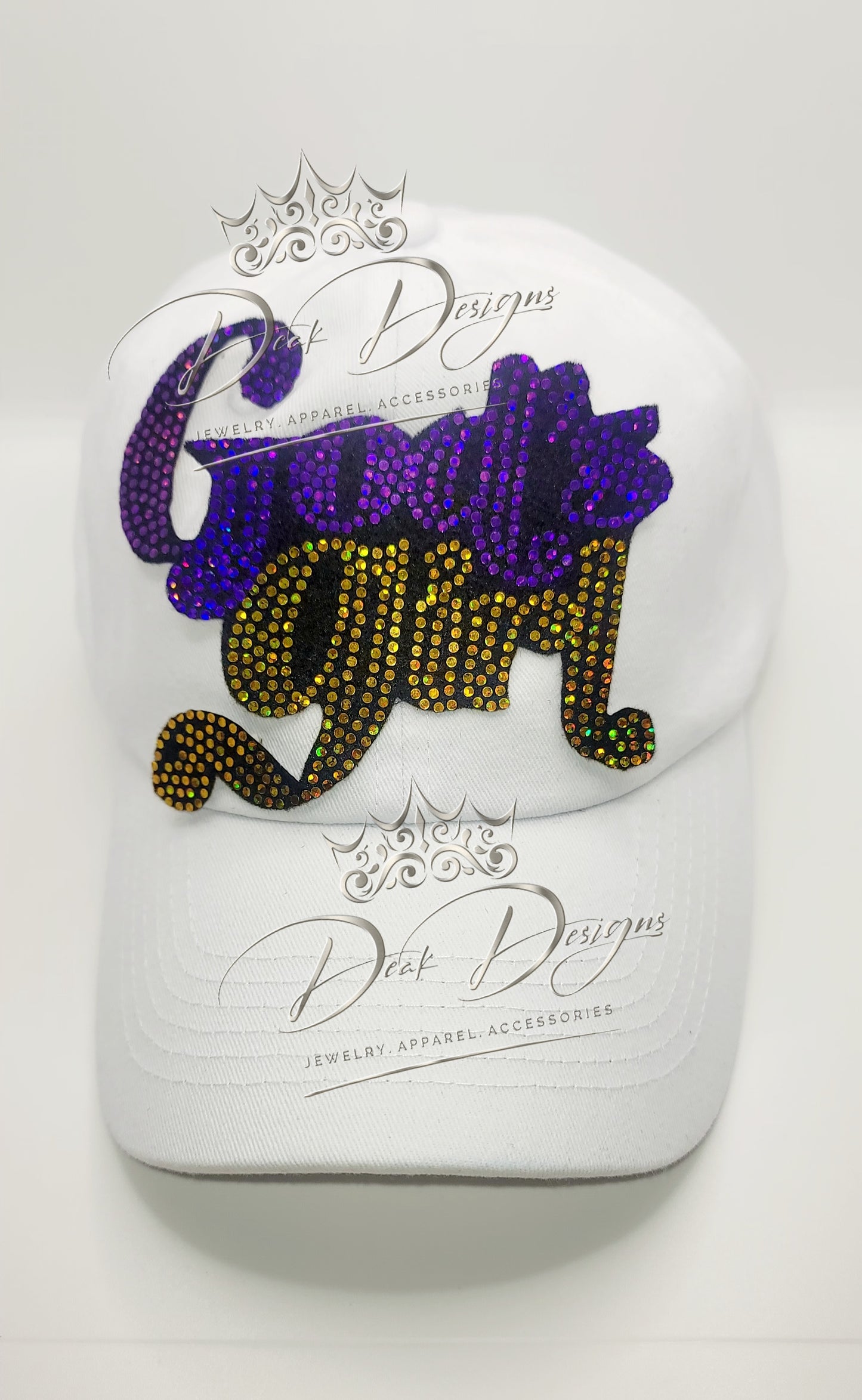 God's Girl Cap (Purple and Gold)