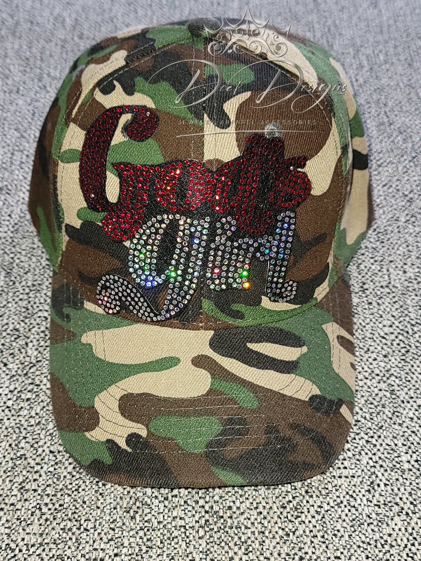 God's Girl Cap (Red and Silver)