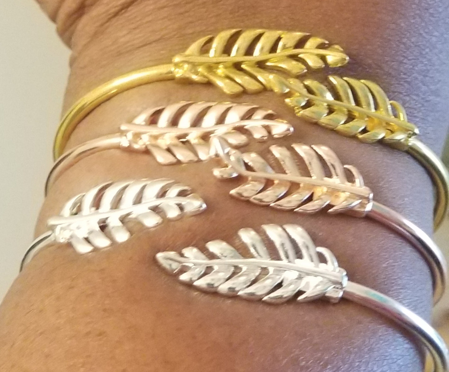 Leaf Adjustable Bangle