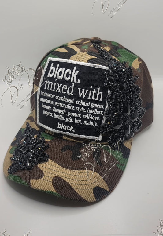 Black Mixed with Cap