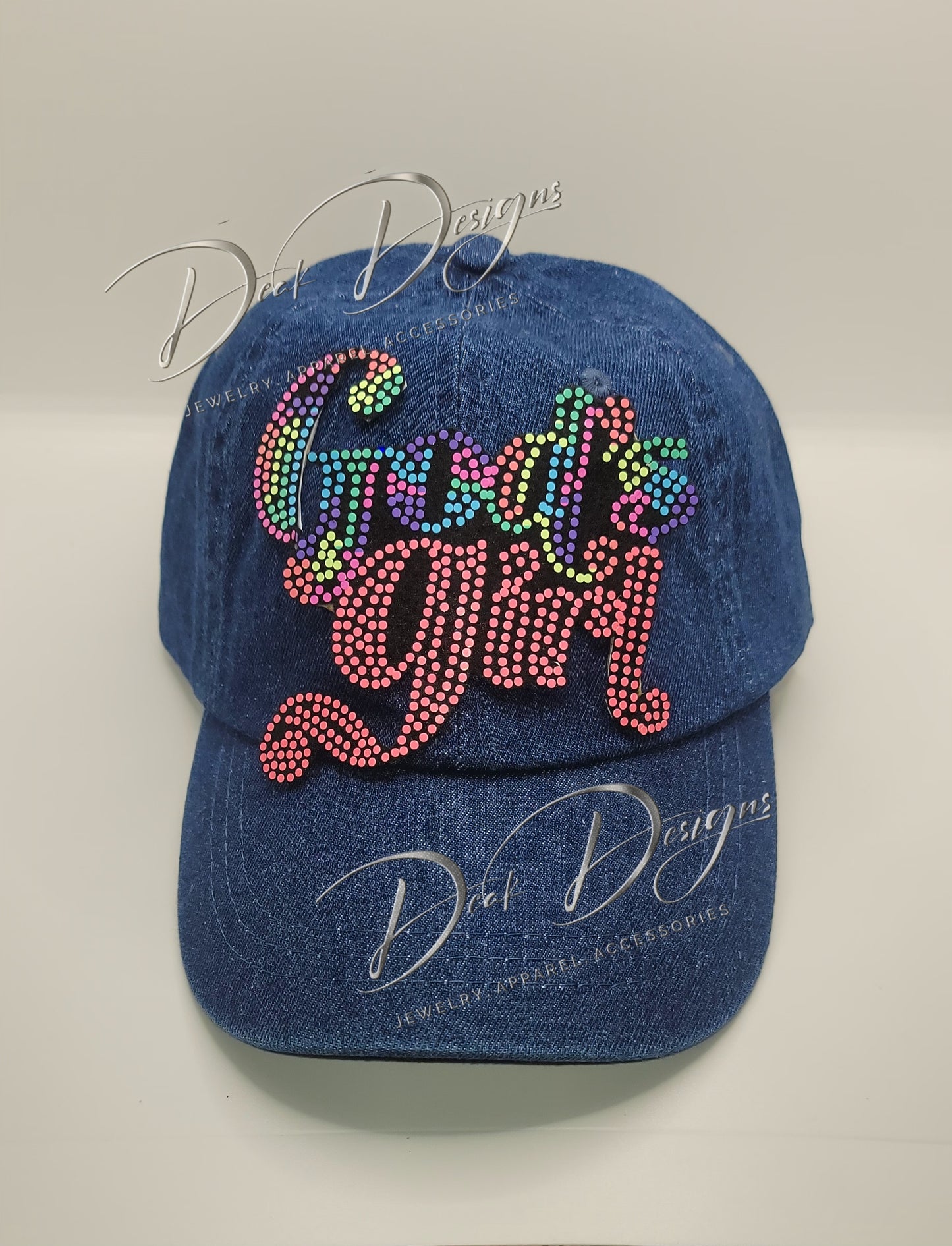 God's Girl Cap (Green and Pink)