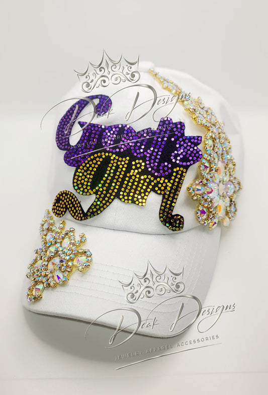 God's Girl Cap (Purple and Gold)