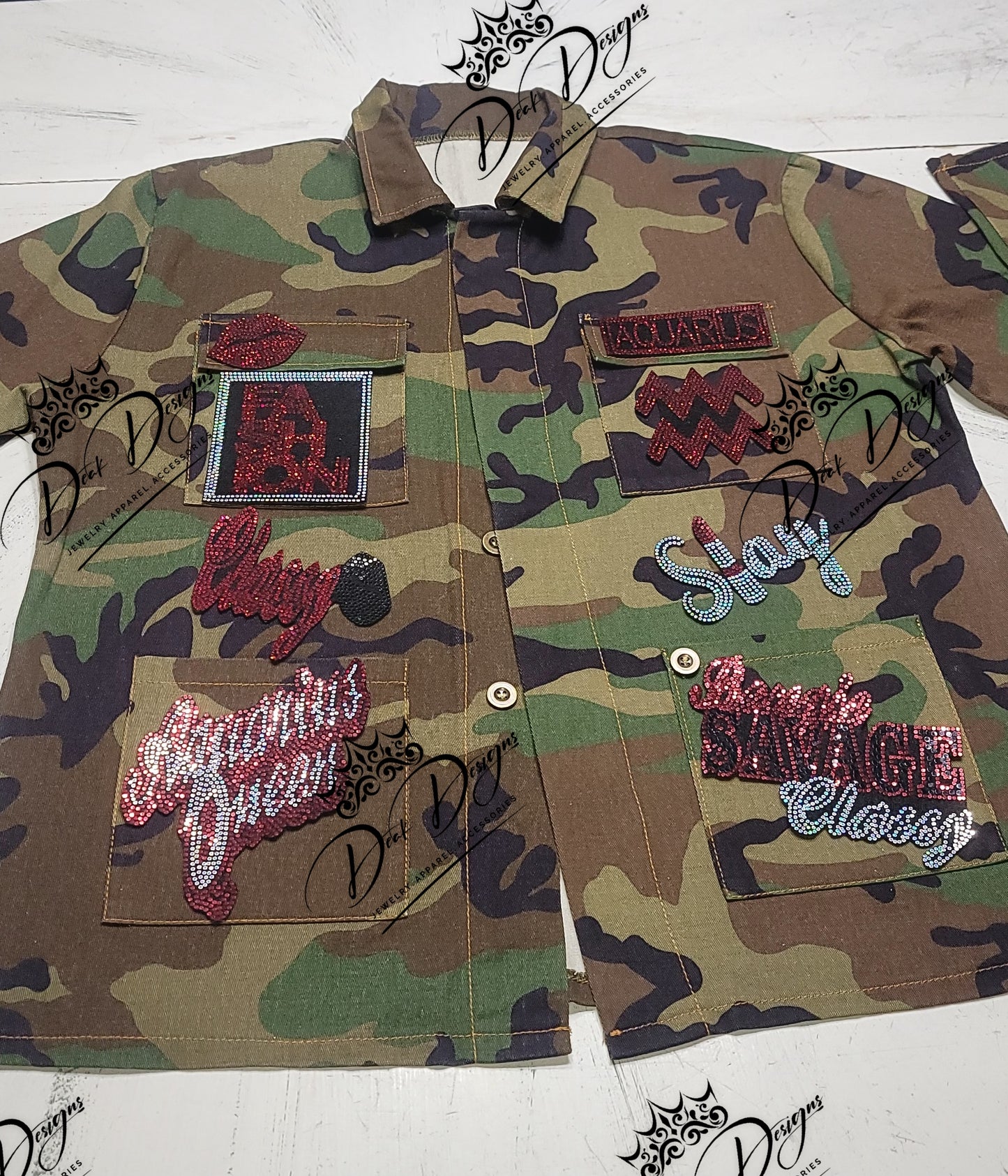 Zodiac Lux Aquarius Camo Jacket