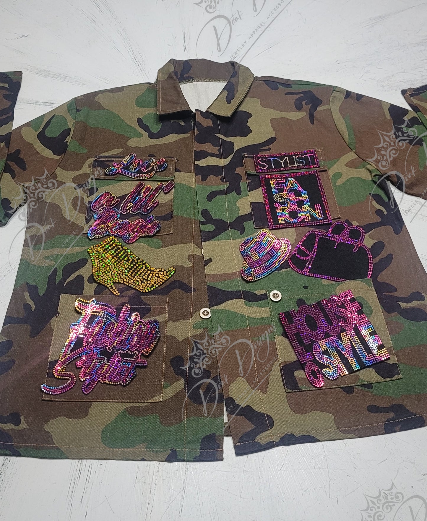 Fashion Stylist Camo Jacket