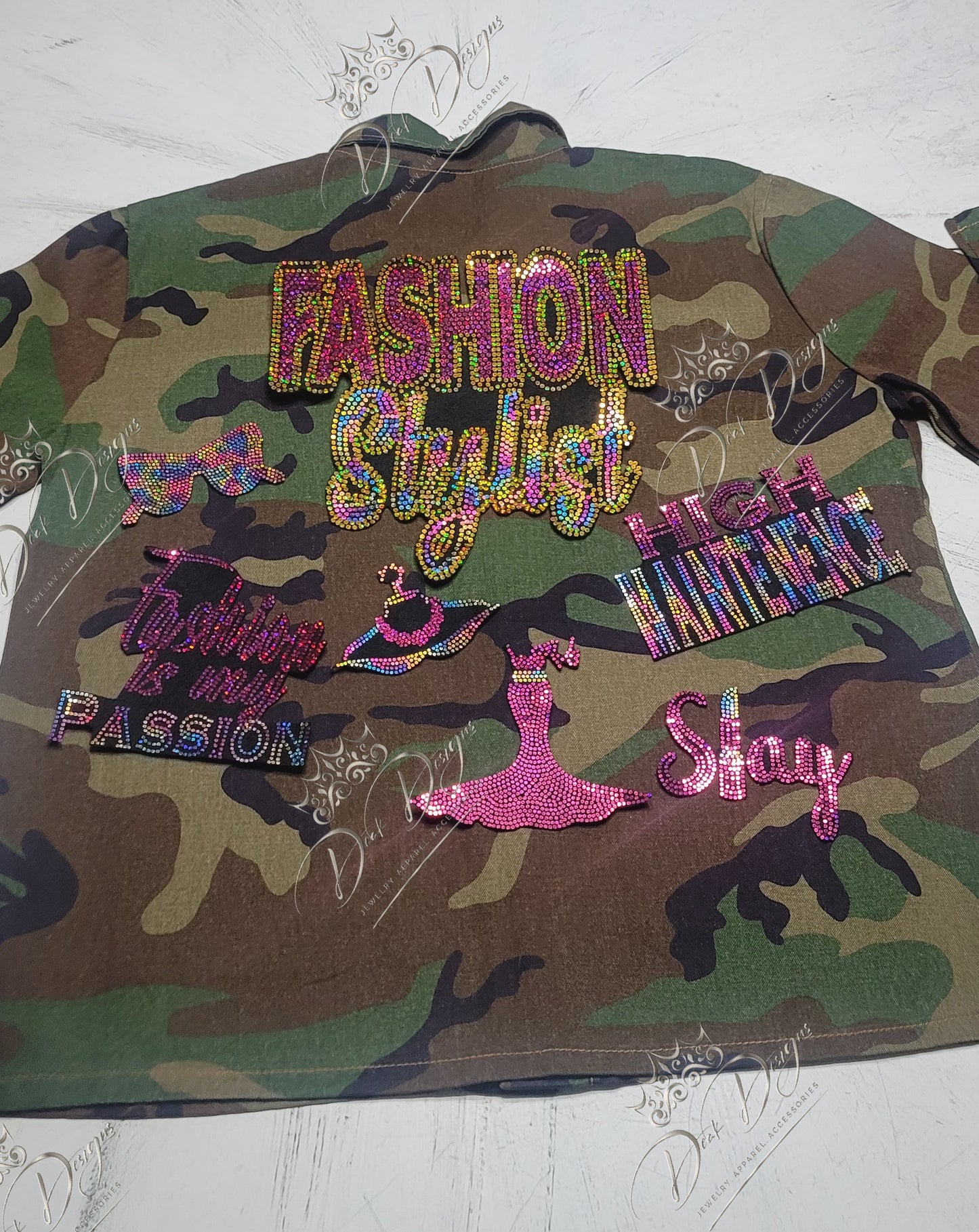 Fashion Stylist Camo Jacket