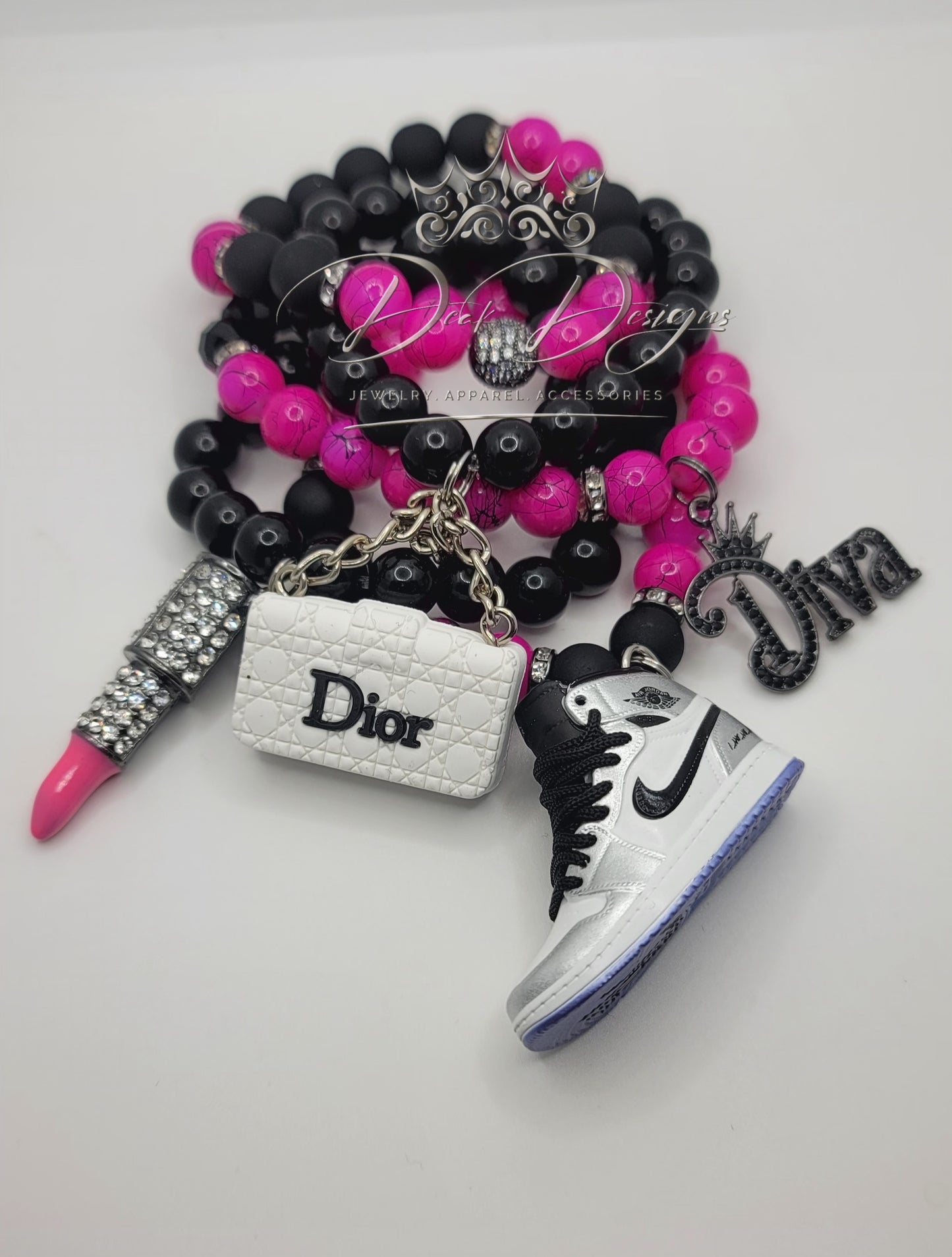 Diva Stack (Pink and Black)