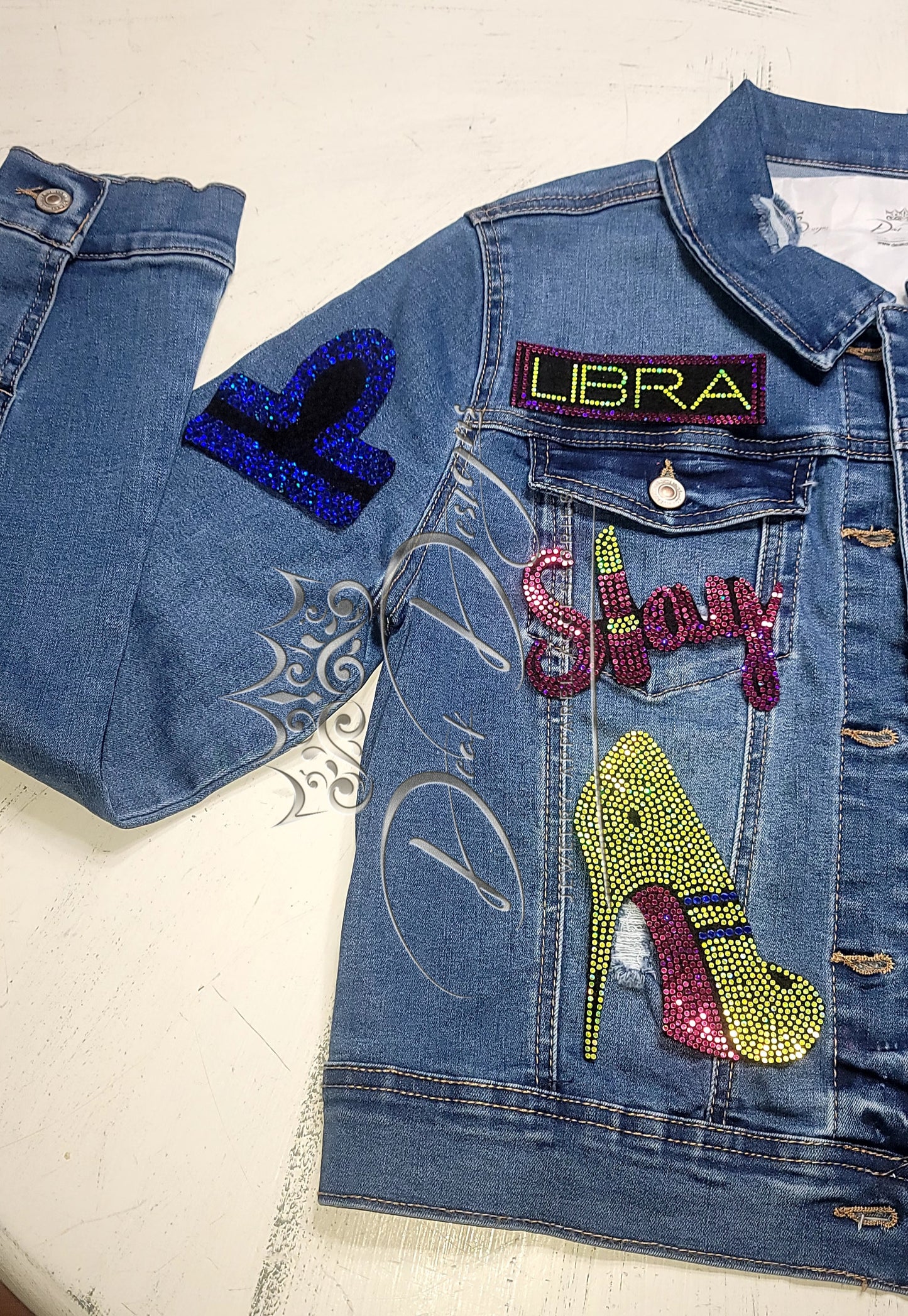 Zodiac Libra Denim Jacket
