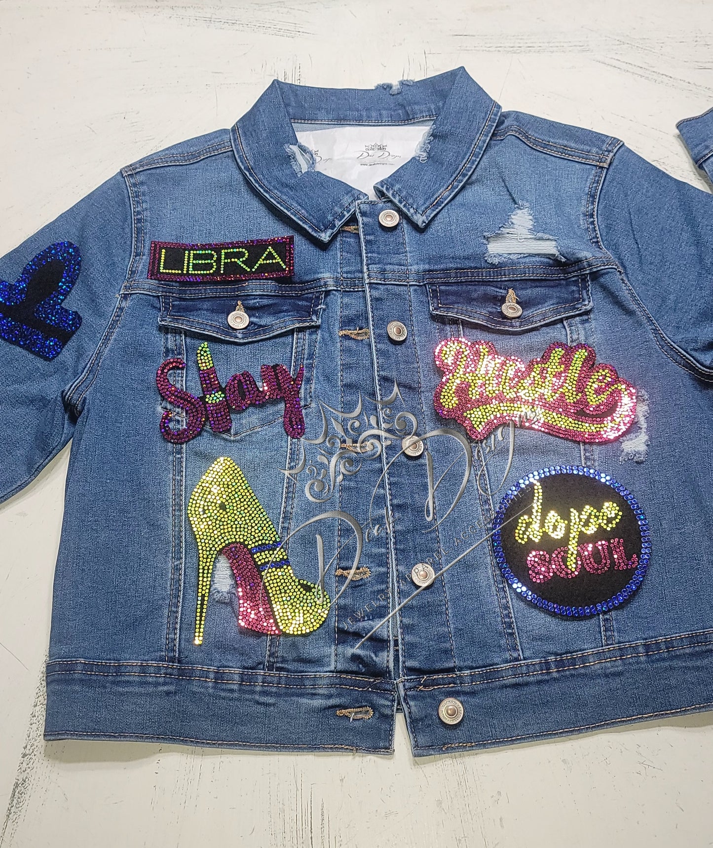 Zodiac Libra Denim Jacket