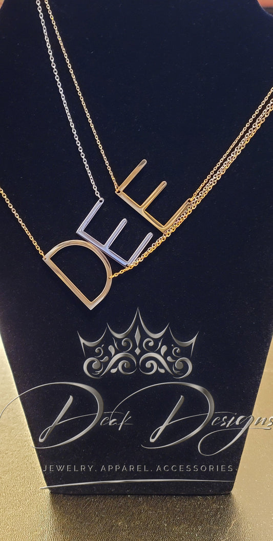 Alphabet Letter Initial Necklace