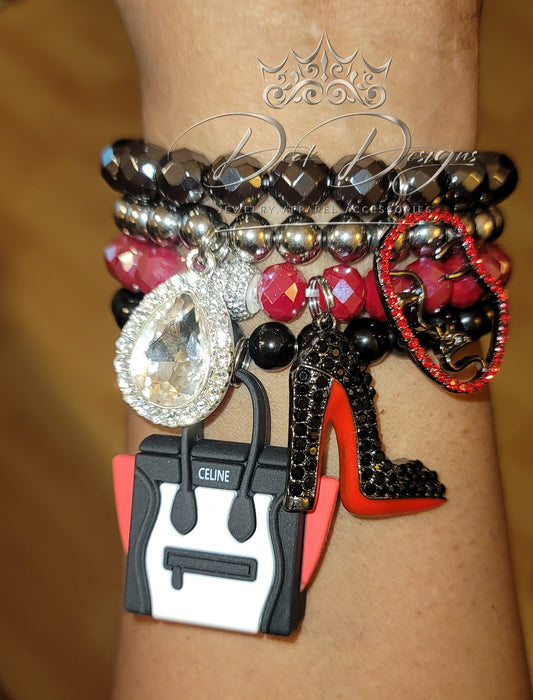 Boss Lady Stack (Red and Black)