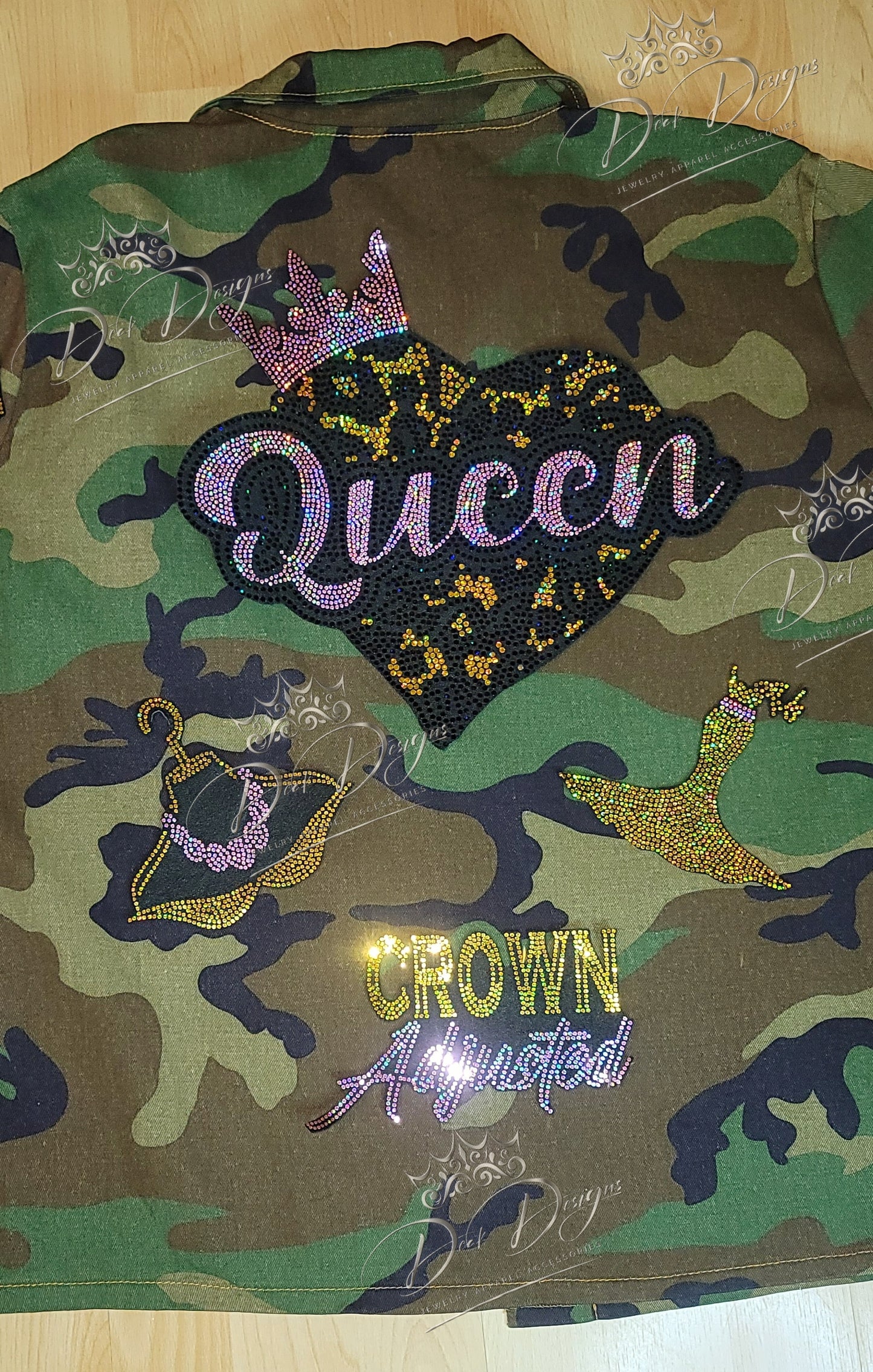 Queen Leopard Camouflage Jacket (Pink)