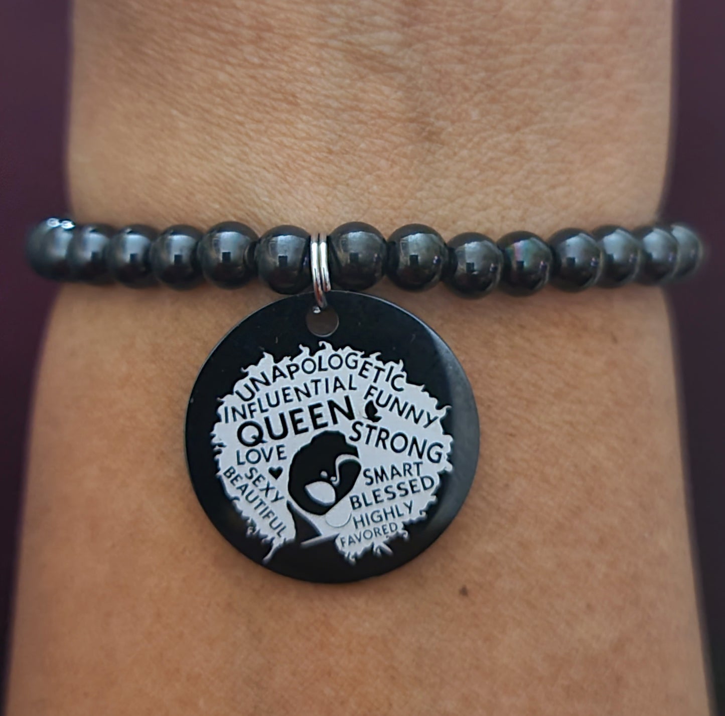 Queen Beaded Bracelet