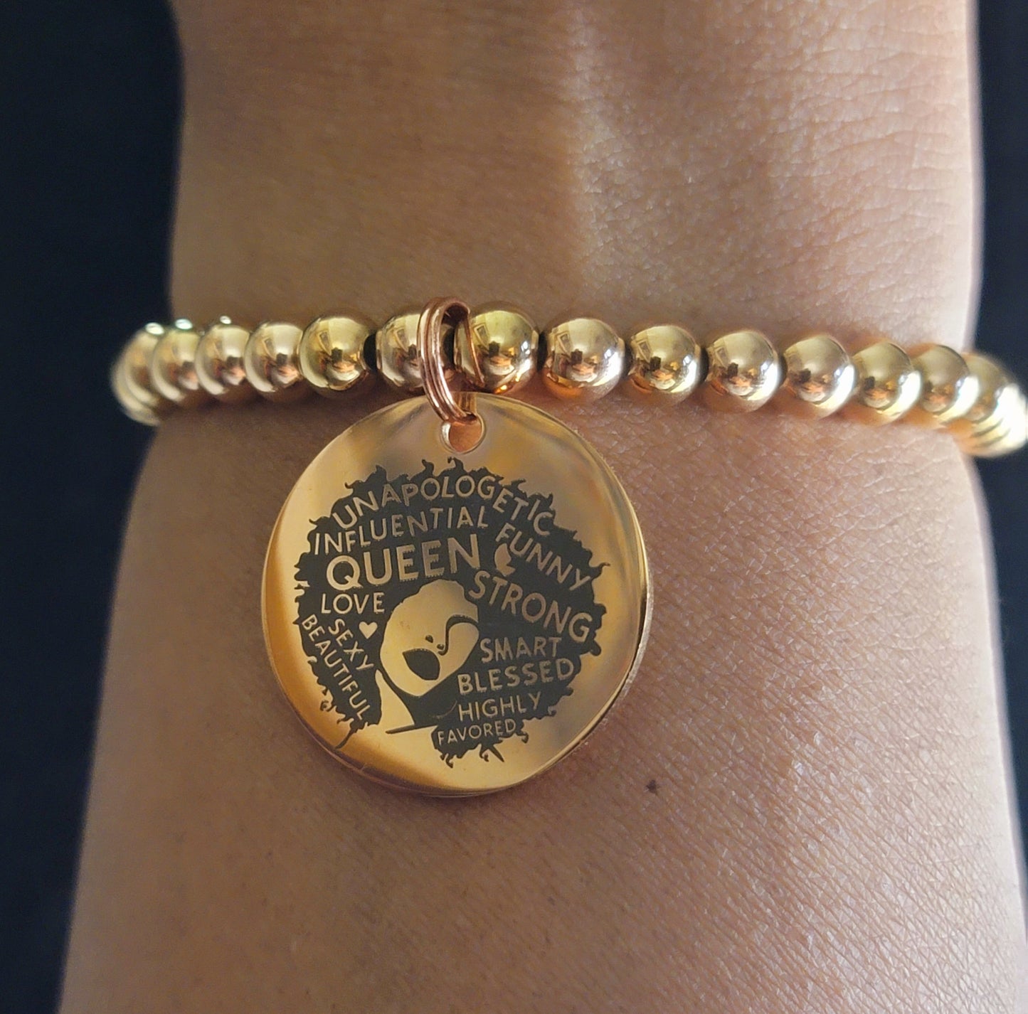 Queen Beaded Bracelet