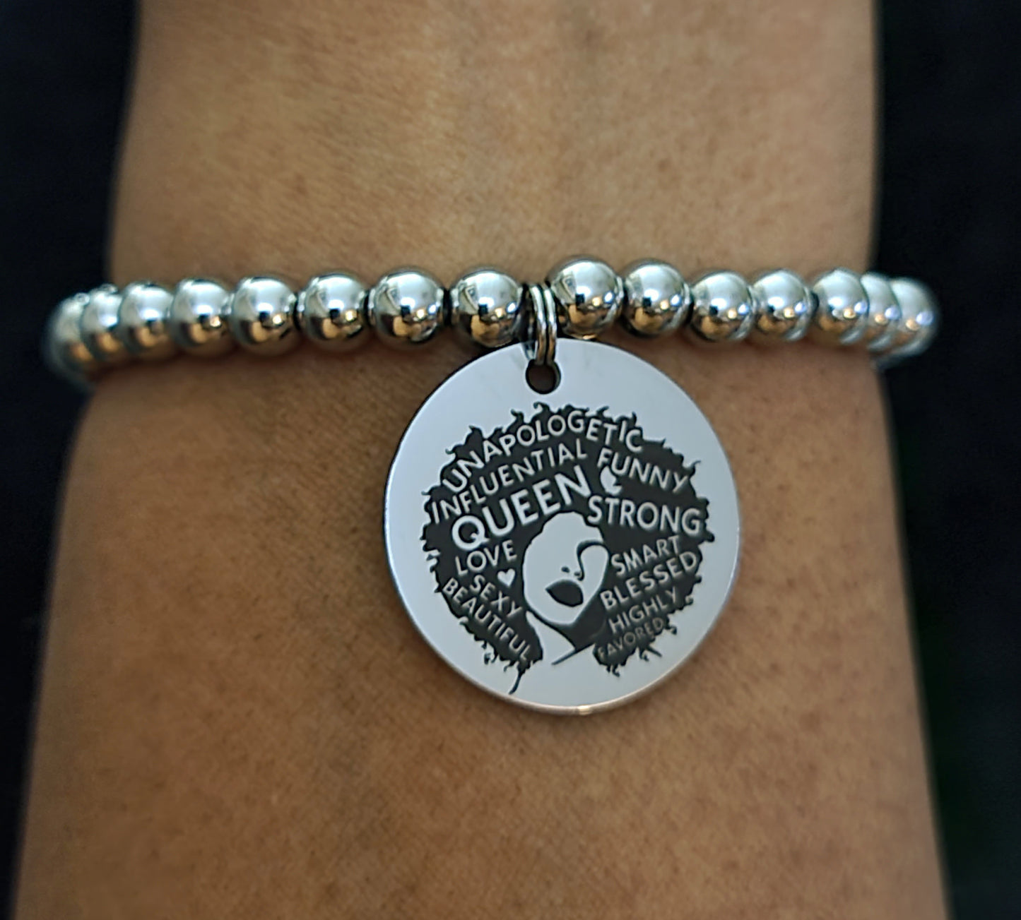 Queen Beaded Bracelet