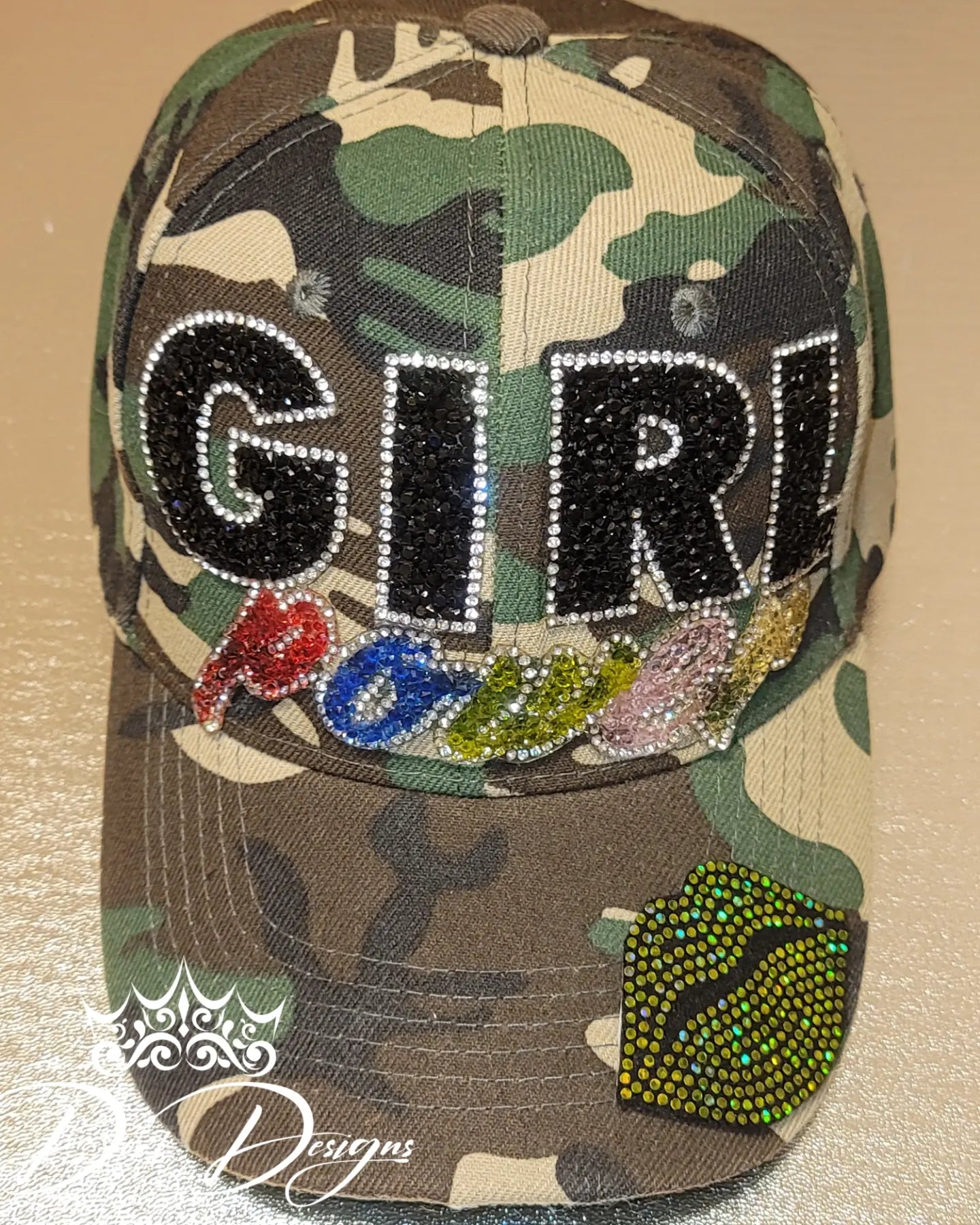 Girl Power Camo Cap