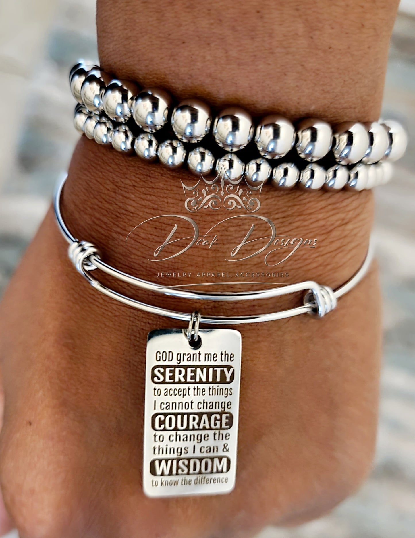 Serenity. Courage. Wisdom Stack